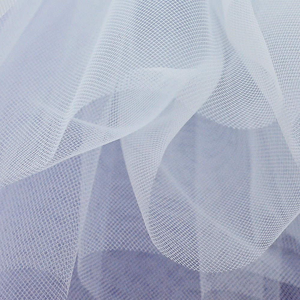 Tulle net fabric 304 cms wide 130 width available in black and white 15290 95