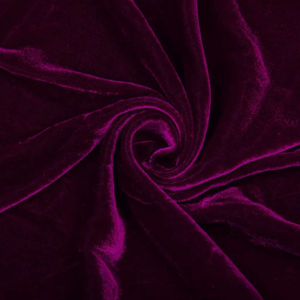 Silk blended velvet fabric 44" AND 54" wide available in 44 shades