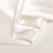 100% Charmeuse Silk Satin fabric available in 26 and 40 momme white ivory color 44" wide [13058/59]