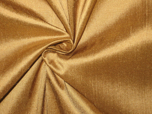 SILK Dupioni FABRIC Shimmering Gold 44" wide DUP#97[2]