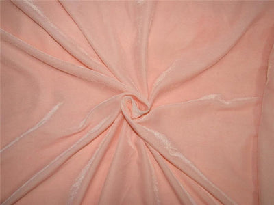 100% Micro Velvet Light Pink Fabric 44" wide[8724]