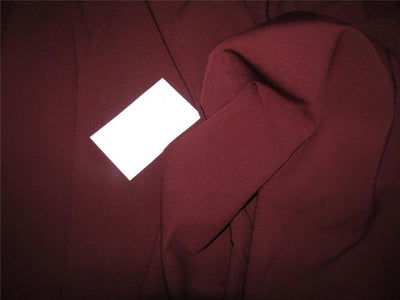 Burgundy Red Scuba Crepe Stretch Jersey Knit Fabric 58&quot; wide.[8738]