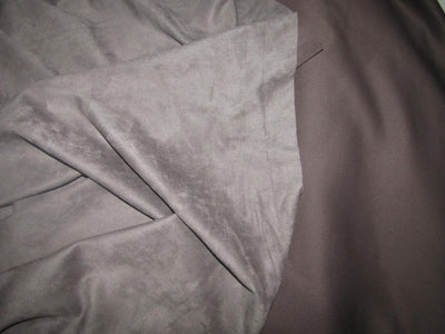 Grey Color Scuba Suede Knit fashion wear fabric ~ 59&quot; wide[8754]