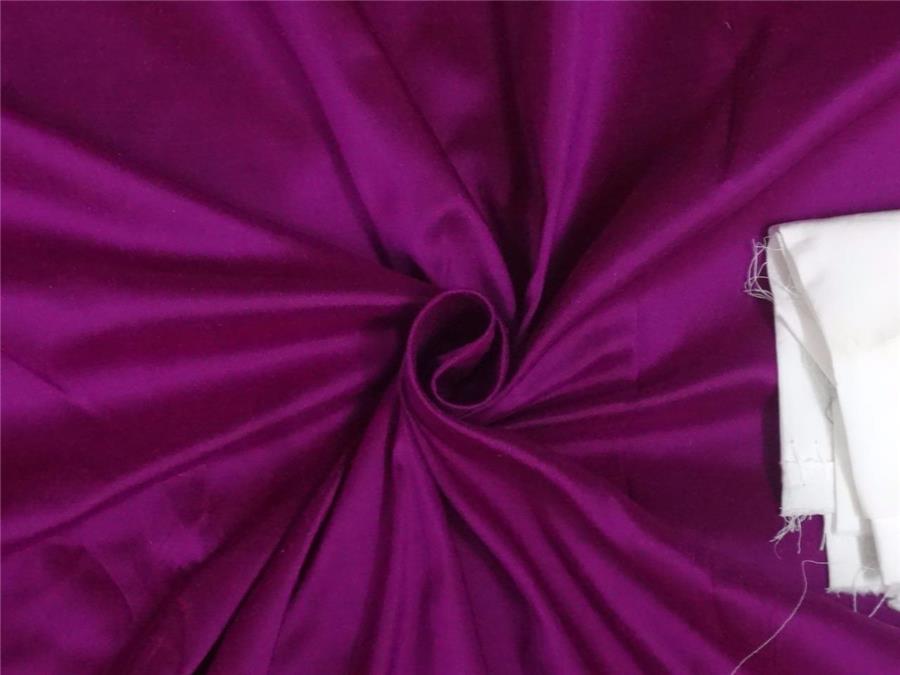 PURE SILK DUPIONI FABRIC PURPLE