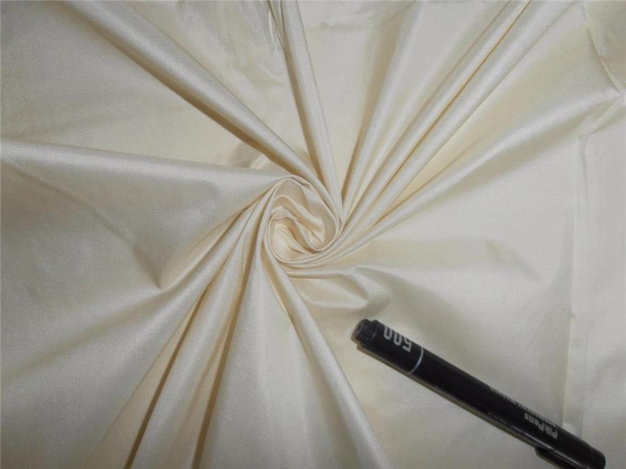 SPUN SILK DUPIONI FABRIC CREAM COLOR 54" wide PKT183[1]