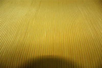 Mustard Golden color Polyester Pleated Fabric ~ 58'' Wide