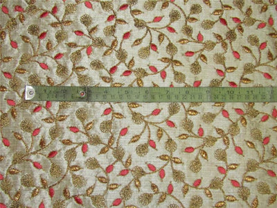 Intricate embroidered fabric SINGLE LENGTH 2.60 YD