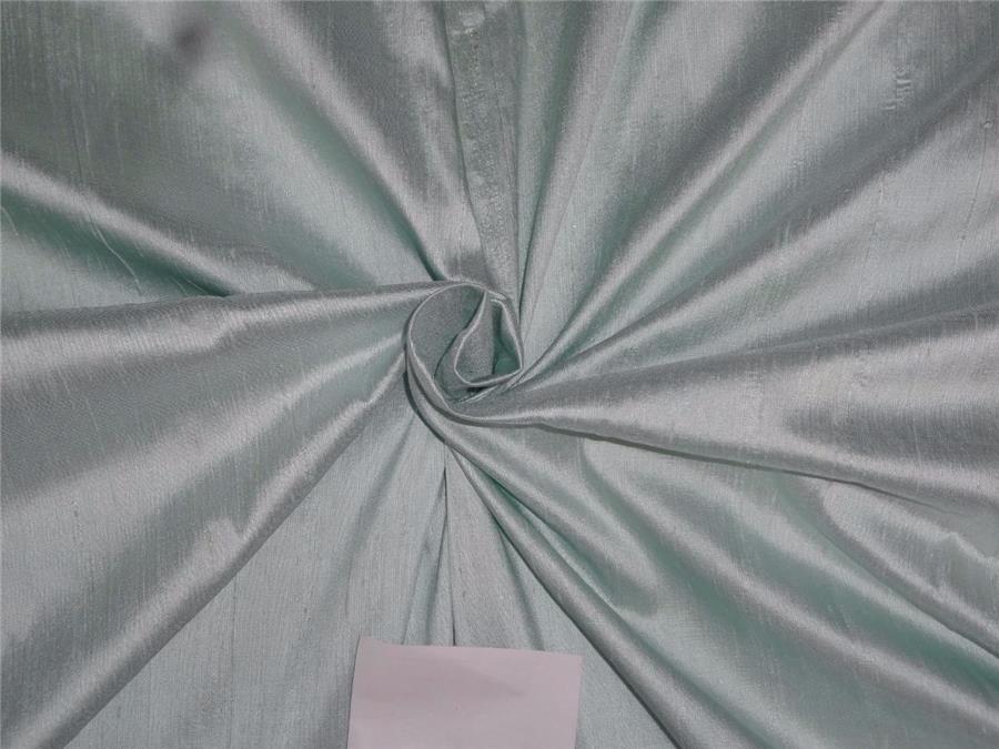 100% Pure Silk Dupioni Fabric Mint Green Color 54" wide with Slubs MM30[3]
