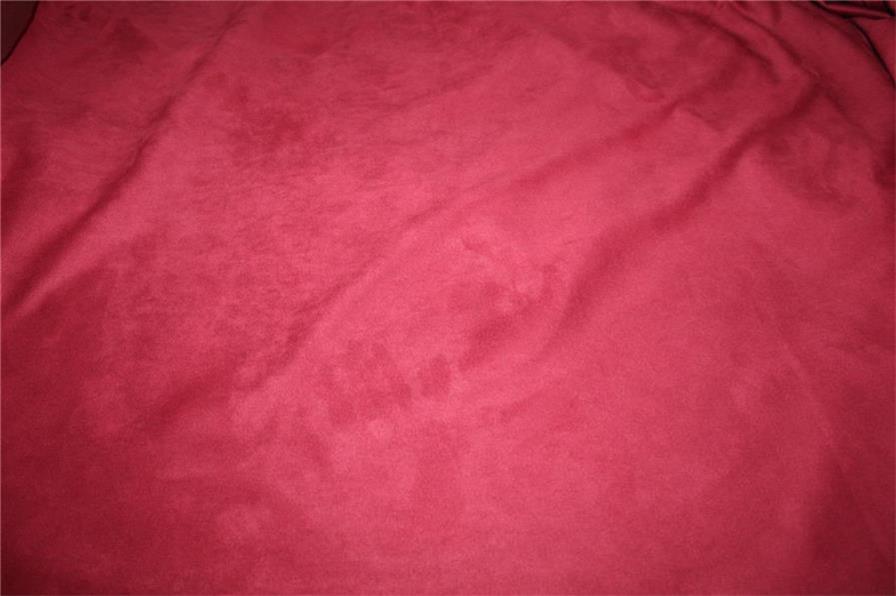 Burgundy Color Scuba Suede Knit fashion wear fabric ~ 59&quot; wide[9166]