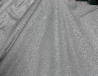 Silver color shimmer Lycra fabric 58'' wide FF13[5]