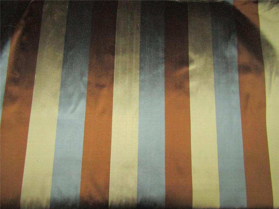 Silk Dupioni Fabric green/blue/ brown color 54" wide DUP#S62