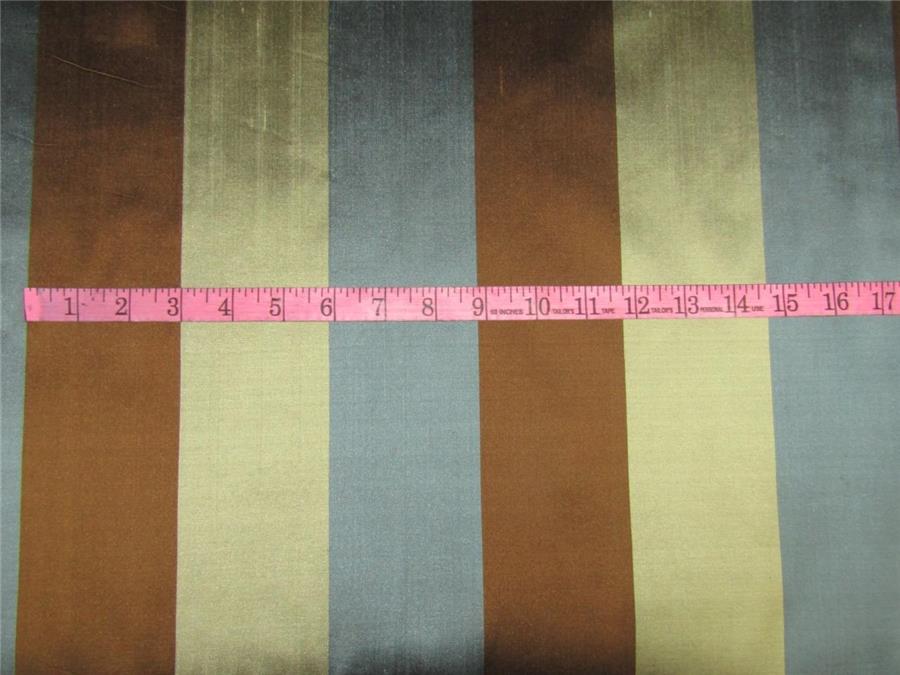 Silk Dupioni Fabric green/blue/ brown color 54" wide DUP#S62