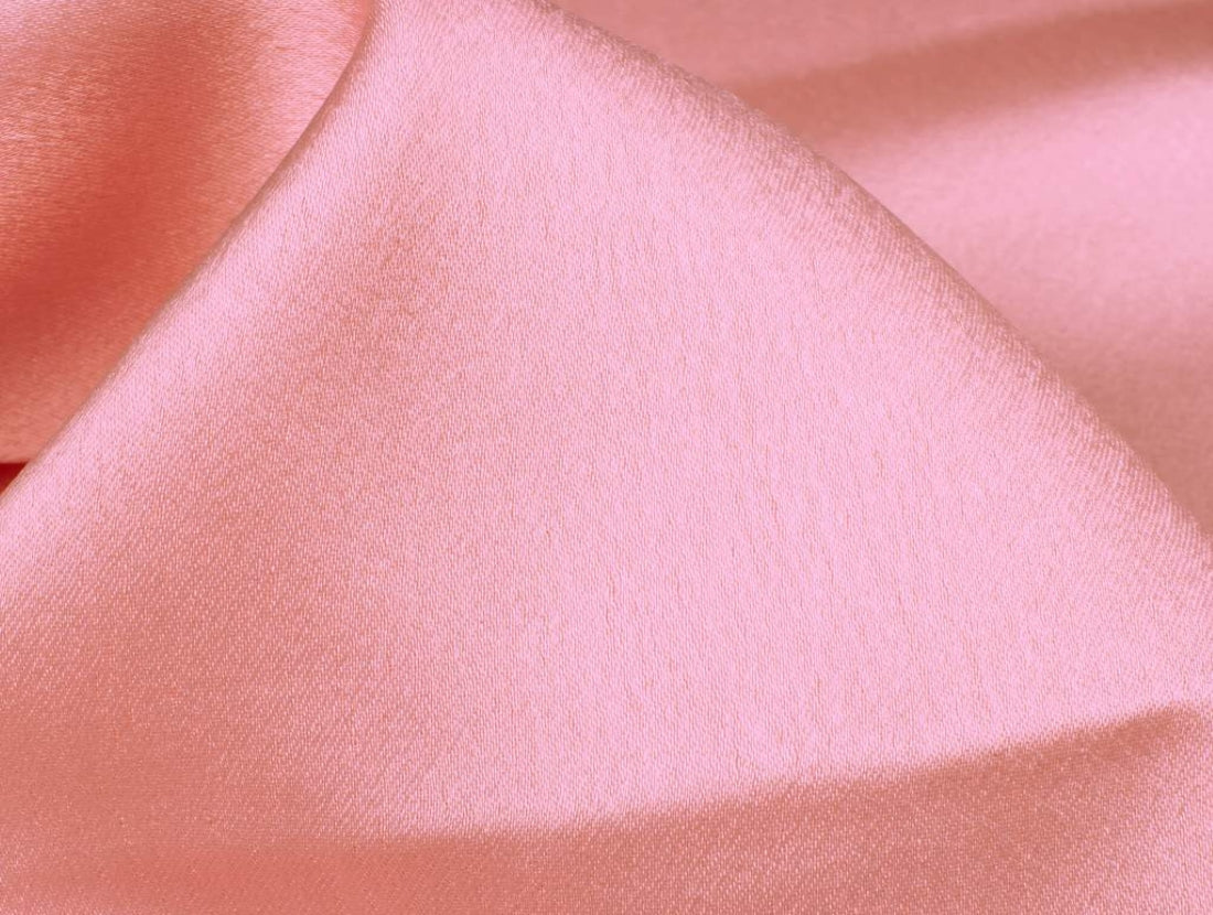 Brick Pink viscose modal satin weave fabric ~ 44&quot; wide.(105)[10654]