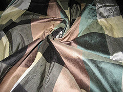 Gorgeous Silk Dupioni Multi Colour Plaids ~ 54&quot; wide