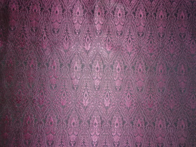 BROCADE FABRIC Pink &amp; Black Color 44" wide BRO328[2]