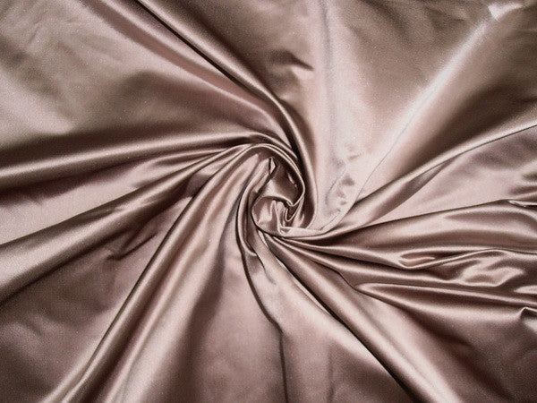 53 MOMME SILK DUTCHESS SATIN FABRIC rich fawn brown color 54" wide