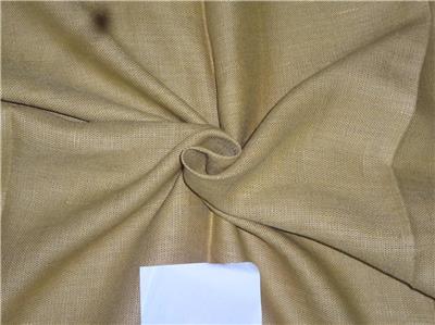 Heavy Linen Camel Color Fabric 58&quot; Cut Length of 1.60 yards