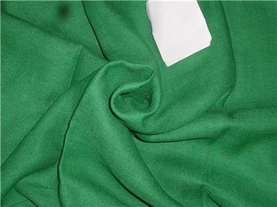 Heavy Linen Green Color Fabric 58&quot; Cut Length of 2.50 yards