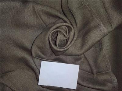 Heavy Linen Khaki Color Fabric 58" WIDE [7587]