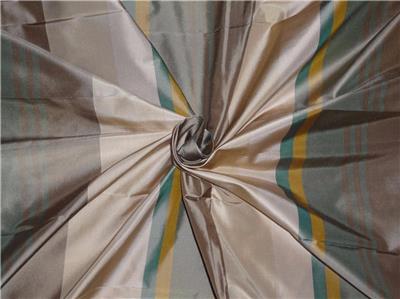 100% Pure Silk Taffeta Fabric Multi Color Cut Length 2.90 54" wide TAF#S139[13]