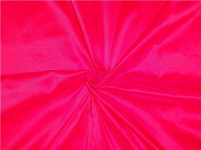 100% Pure Silk Taffeta Fabric Hot Pink x Fuchsia Pink Color 54" wide Taf#275[1]