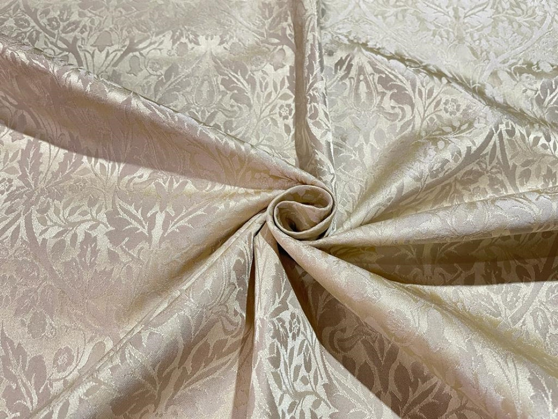 Silk taffeta jacquard self gold 54" wide fabric ~ TAFJACNEW1[2,3]