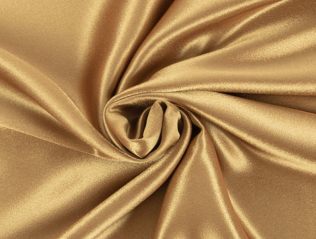 Light Gold viscose modal satin weave fabric ~ 44&quot; wide.(19)[1429]