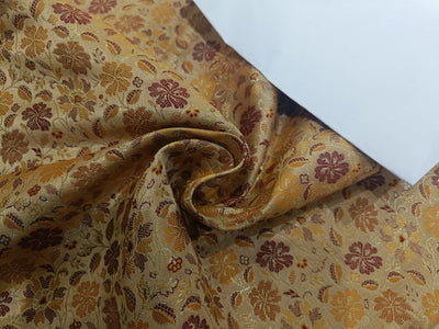 SILK BROCADE FABRIC Multi colour 44 available in two styles BRO41[4]/BRO41[7]