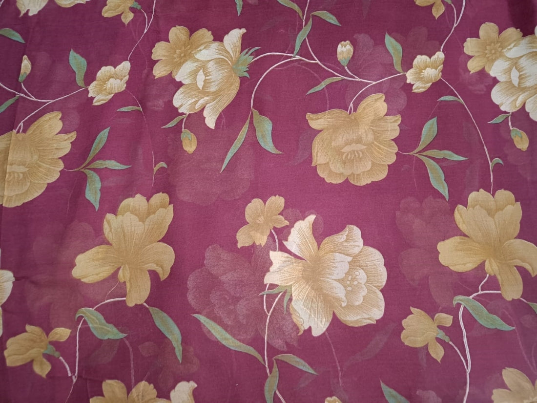silk chiffon floral print 44" wide [11756-11759]
