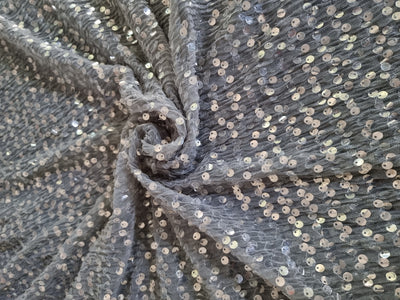 Beautiful Heavy Sequins Fabric grey colour 58'' Wide