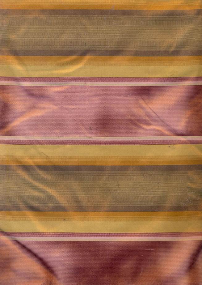Silk taffeta new stripes -54 inches wide ~dark gold / rust colours 54&quot; wide