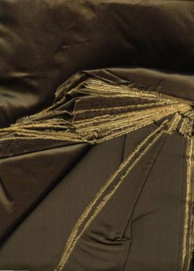 awesome dark golden brown shot Taffeta fabric~ 60&quot; wide
