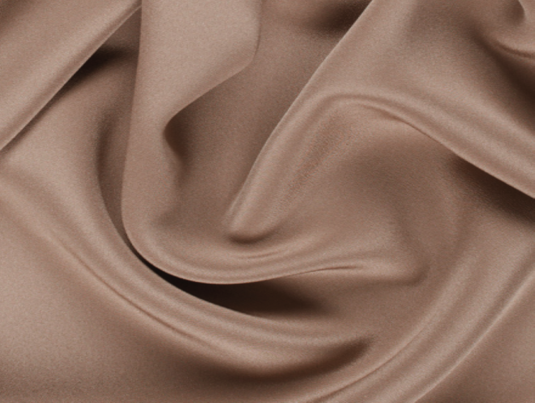 Walnut Brown viscose modal satin weave fabric 44" wide [3742]