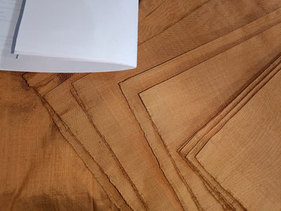 100% Pure silk dupion fabric sandalwood color 108" wide DUP362[5][5]