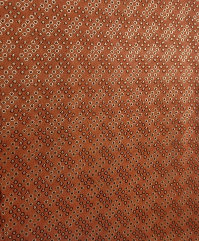 SILK BROCADE FABRIC orange 44" wide BRO14[5]