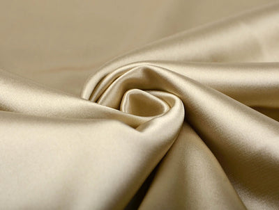 Soft Gold viscose modal satin weave fabric 44" wide [10057]