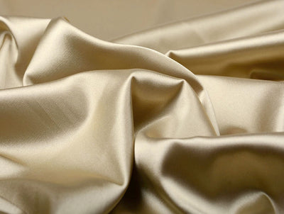 Soft Gold viscose modal satin weave fabric 44" wide [10057]