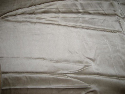 100% silk satin fabric Light silver grey colour 44&quot; wide