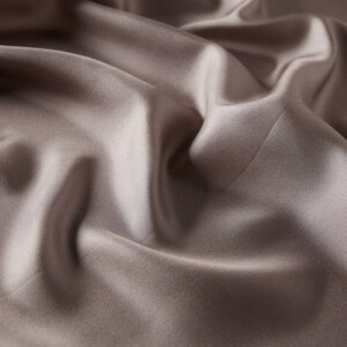 Brown Taupe viscose modal satin weave fabric ~ 44&quot; wide.(32)[863]