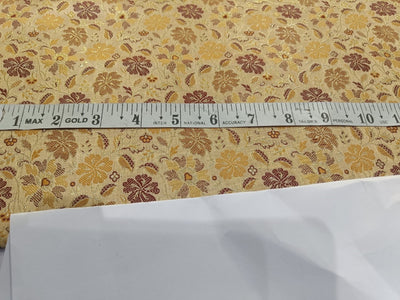 SILK BROCADE FABRIC Multi colour 44 available in two styles BRO41[4]/BRO41[7]