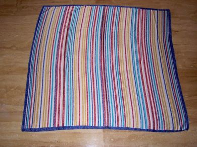Satin stripe printed scarves 42 x 42 - The Fabric Factory