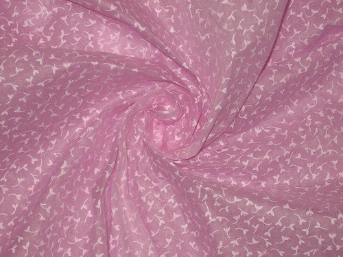100% cotton organdy floral printed fabric  44" wide