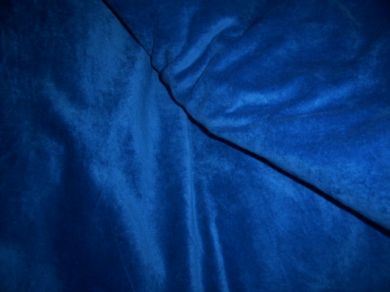 100% Cotton Velvet Rich Blue Fabric ~ 44&quot; wide [337]
