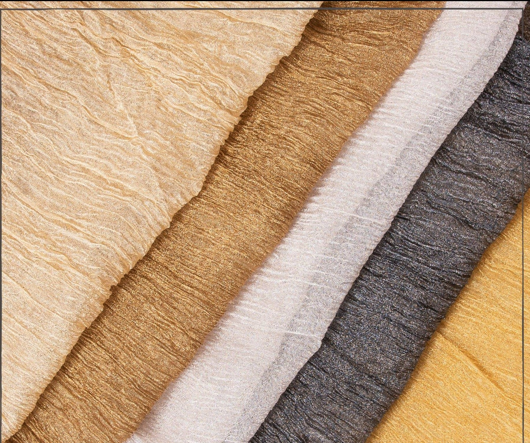 Purchase dyeing of any of our crushed dyeable tissue fabric 1 unit=1 m –  The Fabric Factory