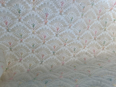 Embroidered Brocade with subtle sequence  fabric 44&quot; wide available in 3 different choice