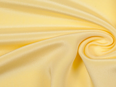Pale Yellow viscose modal satin weave fabric ~ 44&quot; wide.(3)[1431]