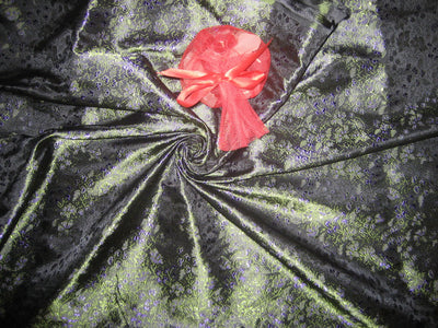 dark floral brocade fabric 44&quot; wide