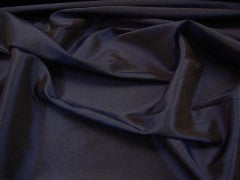 Silk TAFFETA FABRIC -dark navy blue 54" wide [4799]