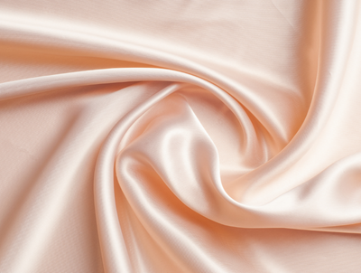Apricot Peach viscose modal satin weave fabric ~ 44&quot; wide.(42)[2548]