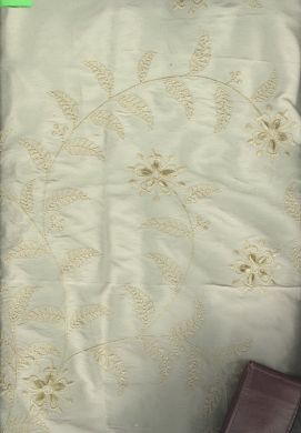 silk dupioni dupioni embroidery 108" wide DUP#E11